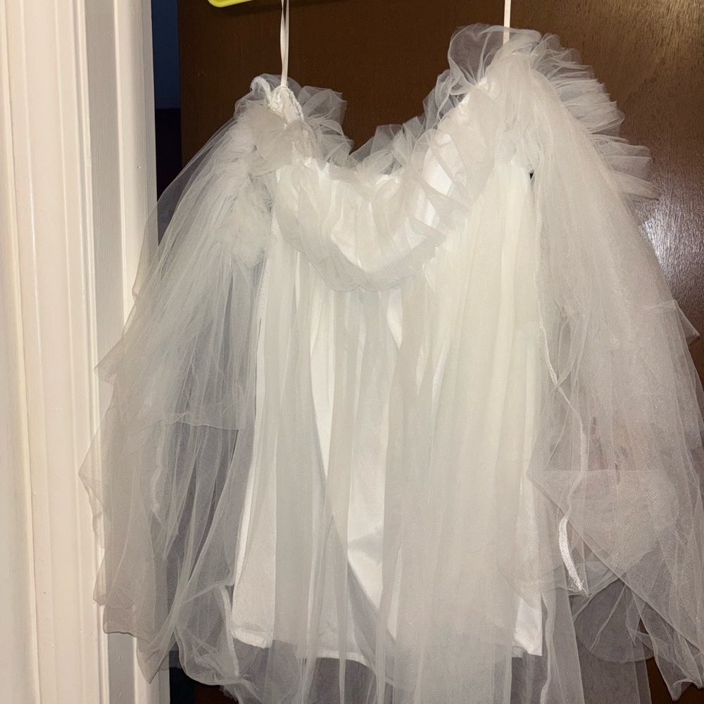 White Tulle Dress